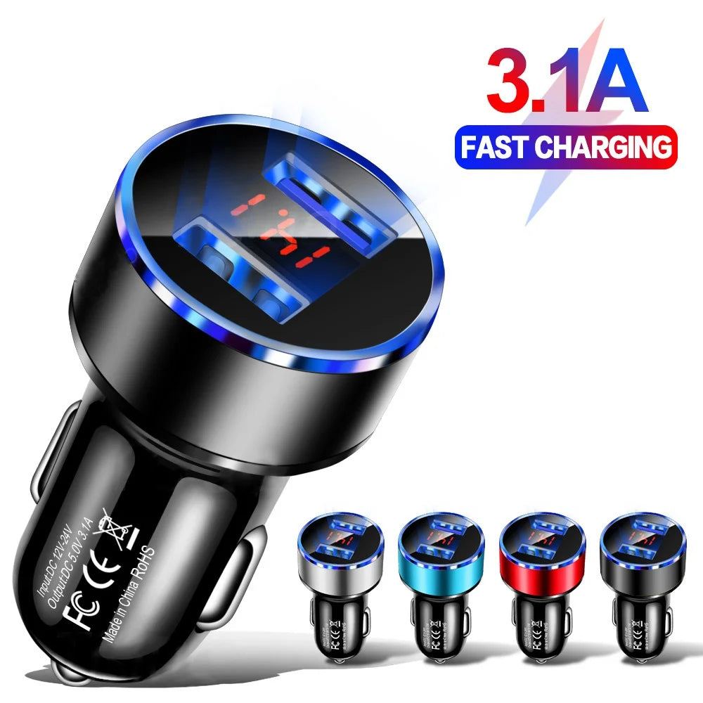 High Quality 3.1A Dual USB Car Charger